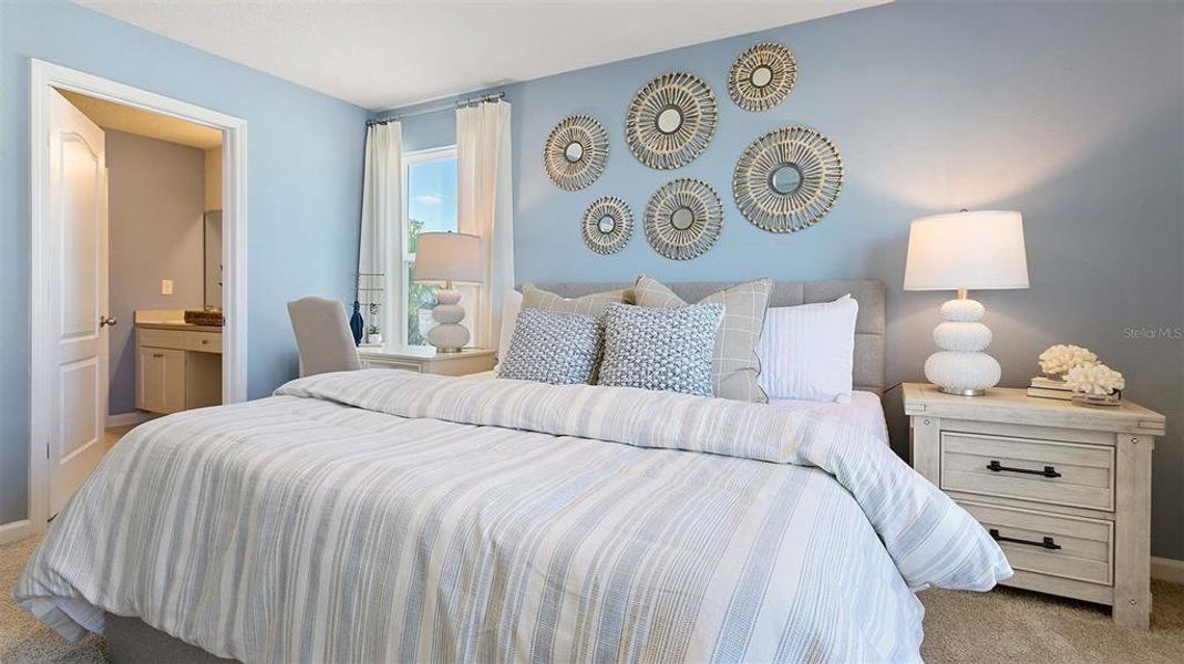 Furnished interior view inside a new home in Bridgewater, St. Augustine (Image 8).