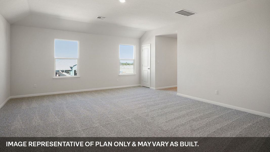 Representative unfurnished interior of a home built from the The Quincy by D.R. Horton in Thunder Rock, Marble Falls (Image 27).