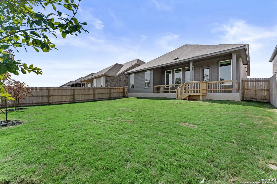 Front exterior of a new home in , New Braunfels, TX, highlighting curb appeal (Image 2).