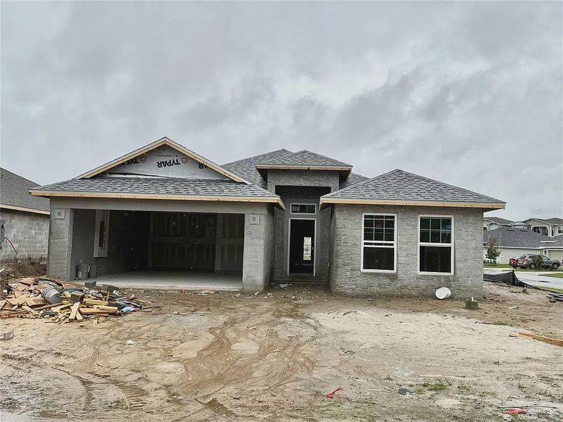 In-progress construction of a new home in West Oak, Ocala, FL (Image 11).