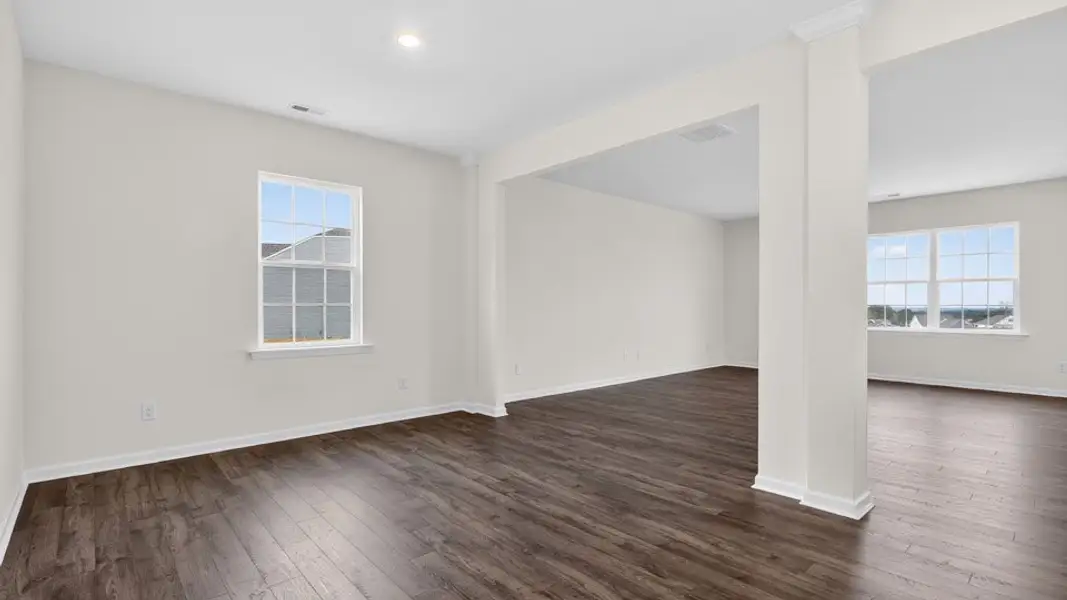 Spacious, unfurnished interior of a new home in North Gate, Vass (Image 28). Spacious, unfurnished interior of a new home in North Gate, Vass (Image 28).
