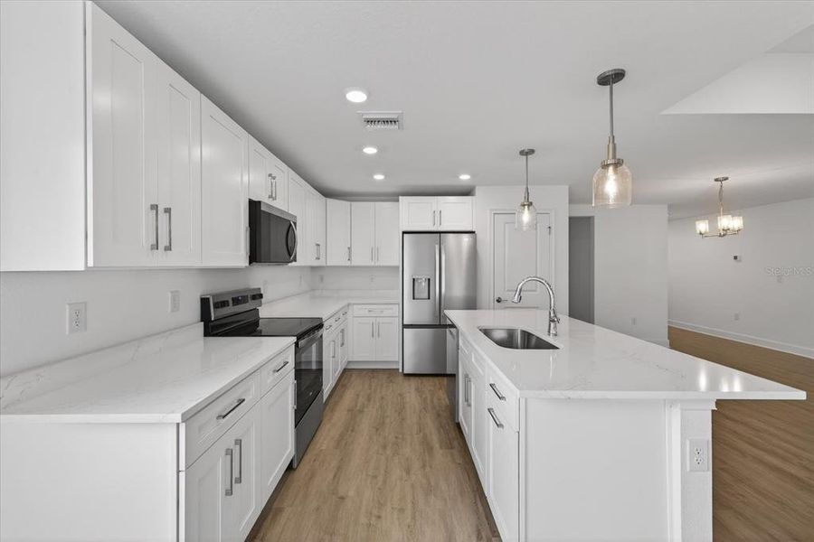 Furnished interior view inside a new home in , Spring Hill (Image 9). Furnished interior view inside a new home in , Spring Hill (Image 9).