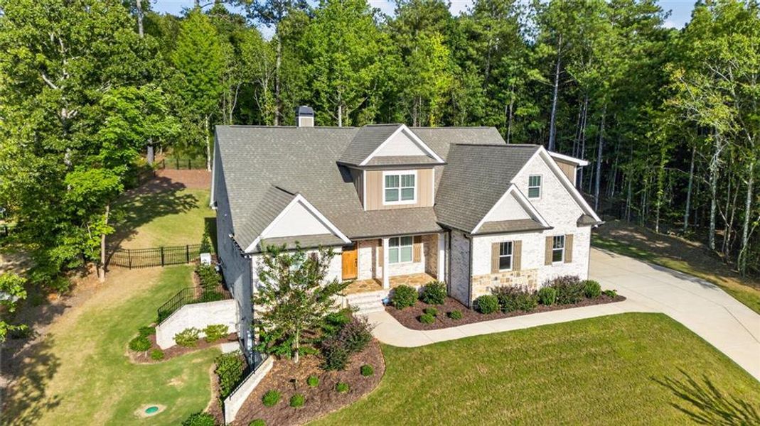 Front exterior of a new home in , Bishop, GA, highlighting curb appeal (Image 29).