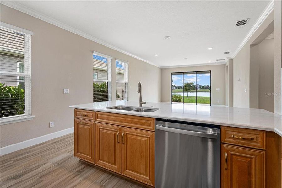 Furnished interior view inside a new home in Park East at Azario, Bradenton (Image 15).