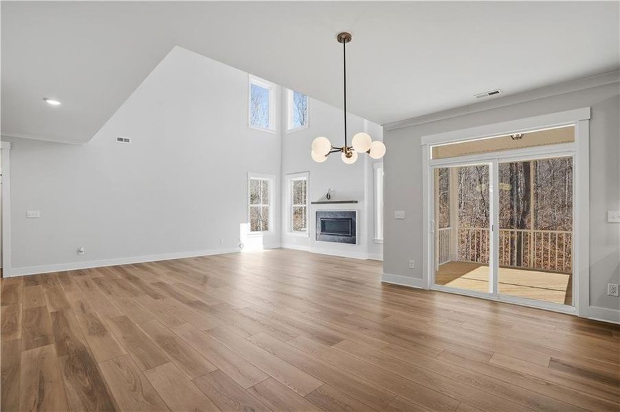 Spacious, unfurnished interior of a new home in , Dawsonville (Image 39).