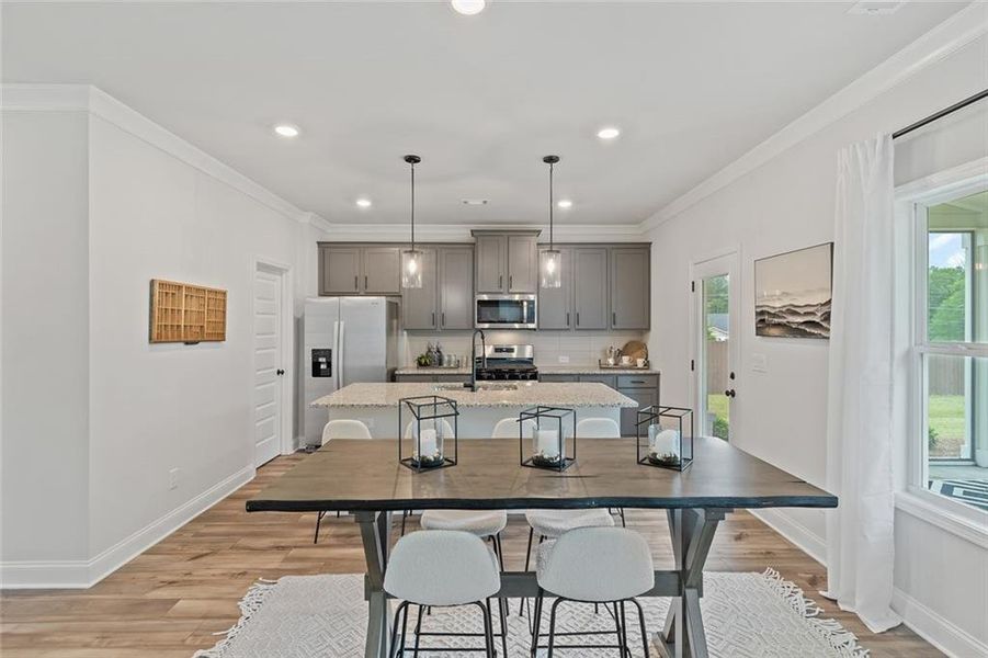 Furnished interior view inside a new home in Summerlin, Winder (Image 11).