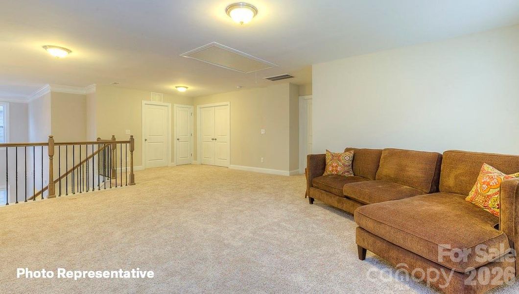 Furnished interior view inside a new home in Sylvan Creek, Denver (Image 22).