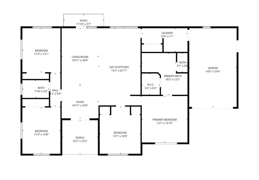 2D floor plan layout of this home in , Okeechobee, FL (Image 4). 2D floor plan layout of this home in , Okeechobee, FL (Image 4).