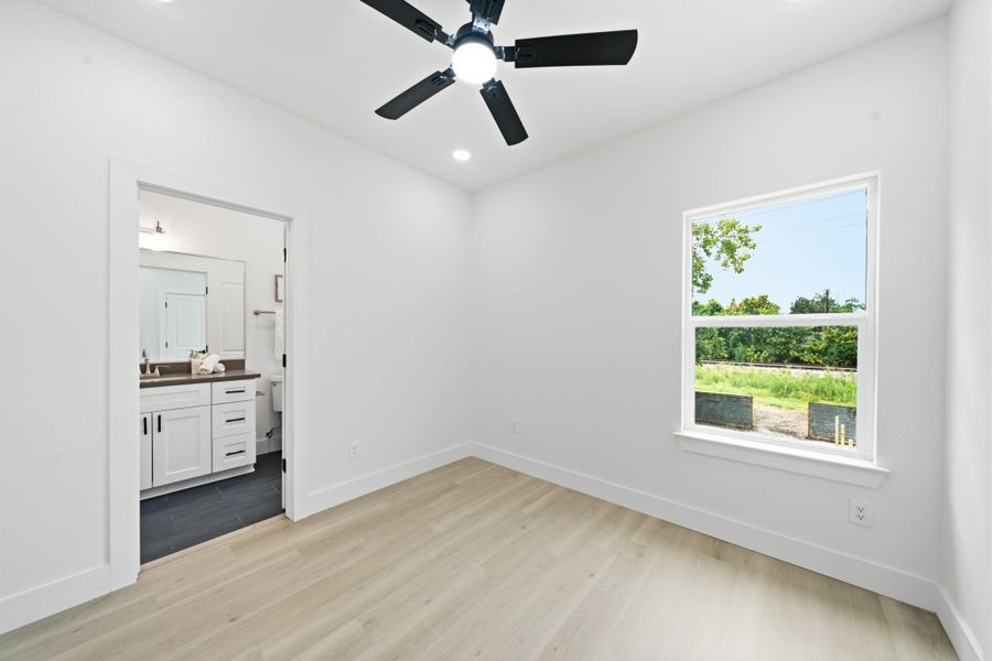 ...and Bedroom #3 overlooking the backyard.