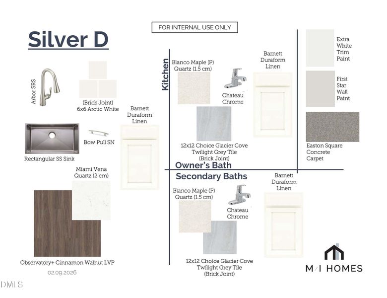 Silver D Interior Colors