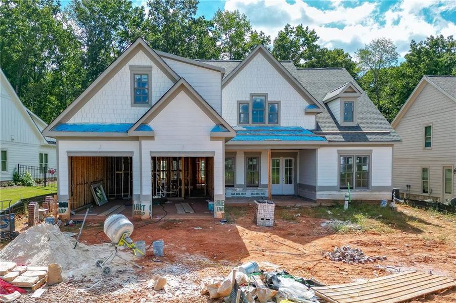 In-progress construction of a new home in , Statham, GA (Image 14).