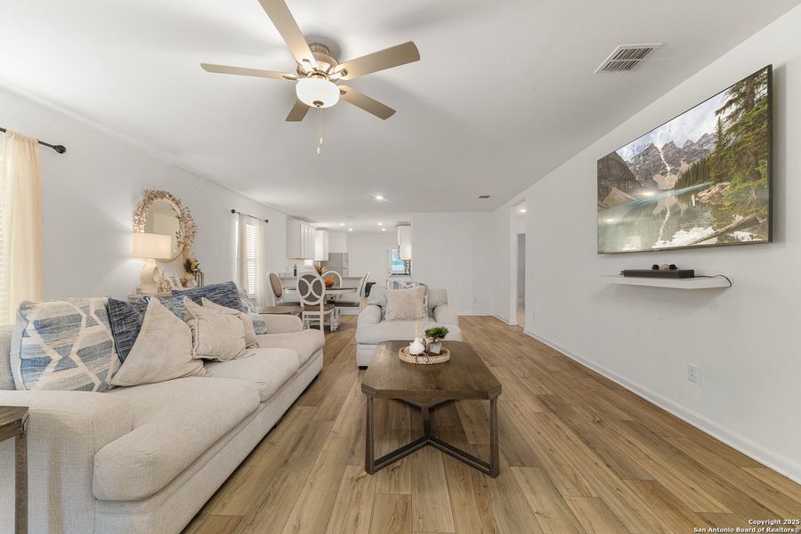 Furnished interior view inside a new home in Luckey Ranch, San Antonio (Image 26).