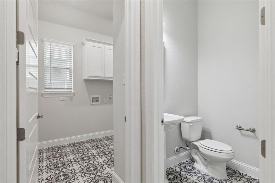 Utility and Powder Rooms