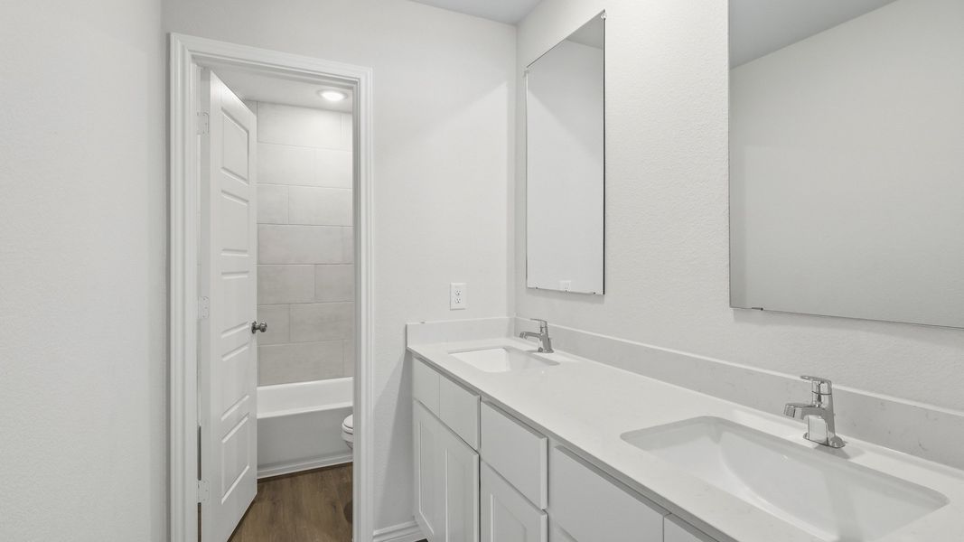 Secondary bathroom