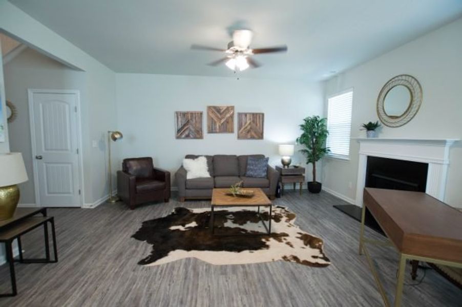Representative furnished interior of a home built from the Glade by Piedmont Residential in Meadowyn, Cartersville (Image 4).