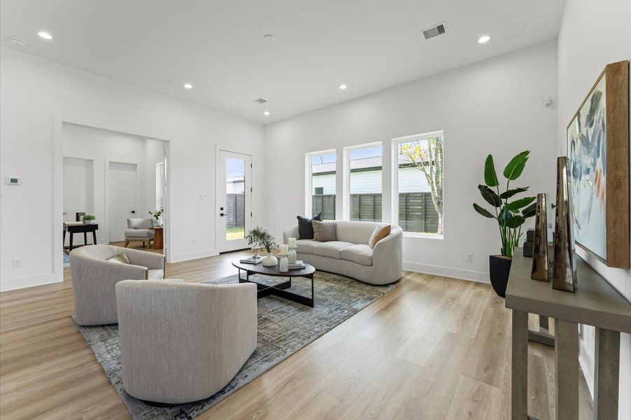 Furnished interior view inside a new home in , Missouri City (Image 31). Furnished interior view inside a new home in , Missouri City (Image 31).