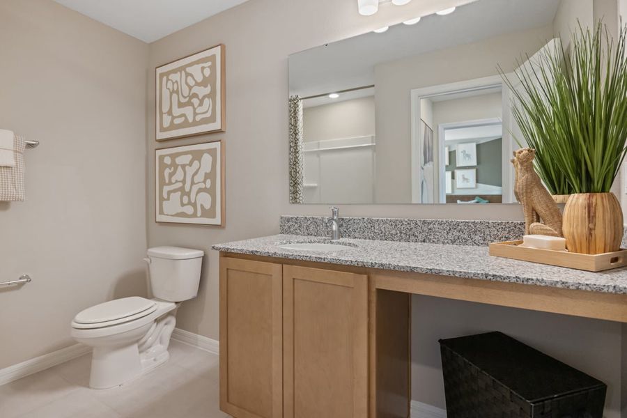Representative furnished interior of a home built from the 1852 Modeled by KB Home in Canoe Creek Reserve I, St. Cloud (Image 16).