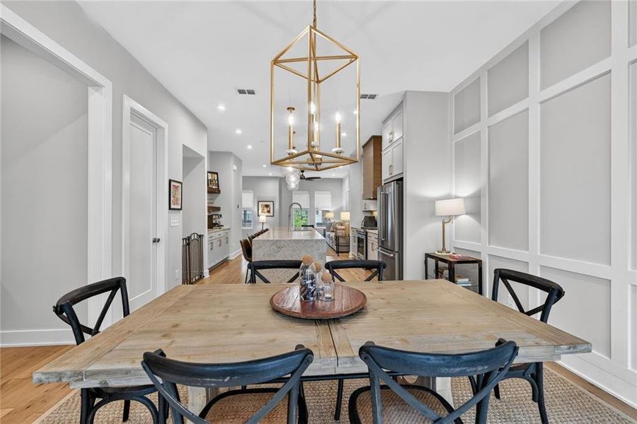 Furnished interior view inside a new home in , Decatur (Image 10).