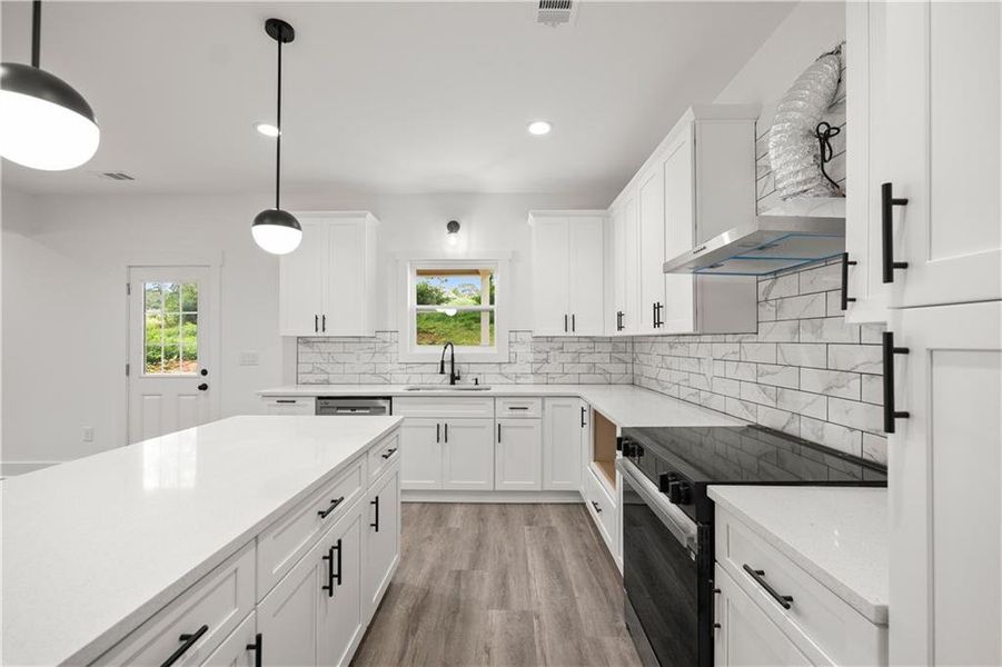 Furnished interior view inside a new home in , Clarkesville (Image 12). Furnished interior view inside a new home in , Clarkesville (Image 12).