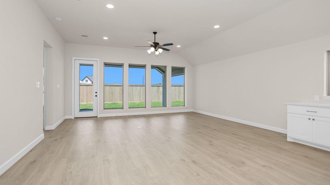 Spacious, unfurnished interior of a new home in Bridgeland, Cypress (Image 12). Spacious, unfurnished interior of a new home in Bridgeland, Cypress (Image 12).