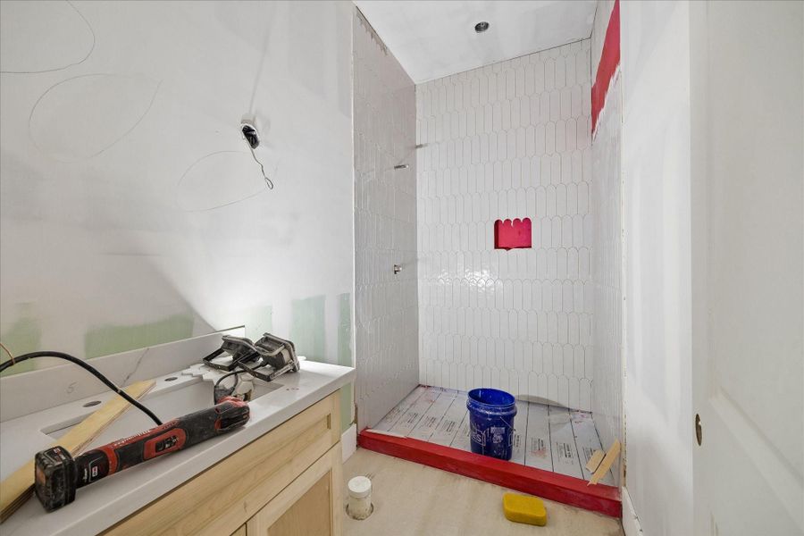 In-progress construction of a new home in , Houston, TX (Image 30).