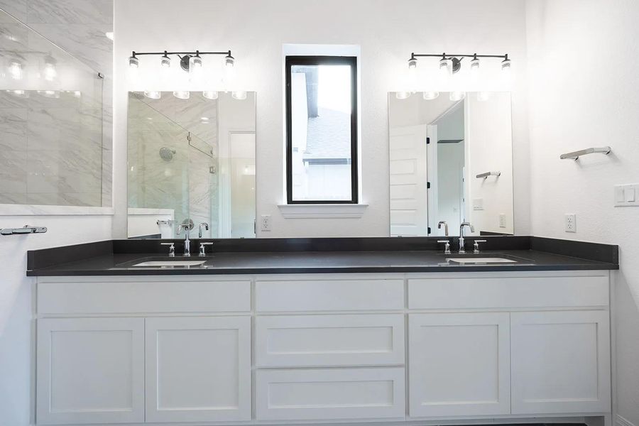 Furnished interior view inside a new home in Caliterra - 80', Dripping Springs (Image 7).