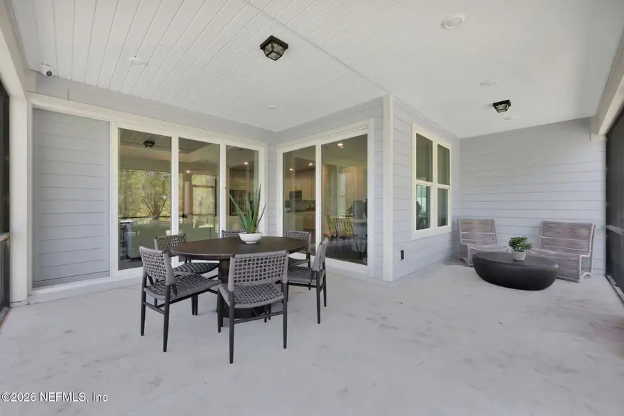 Exterior details and patio area of a home in Seminole Palms, Palm Coast (Image 3).