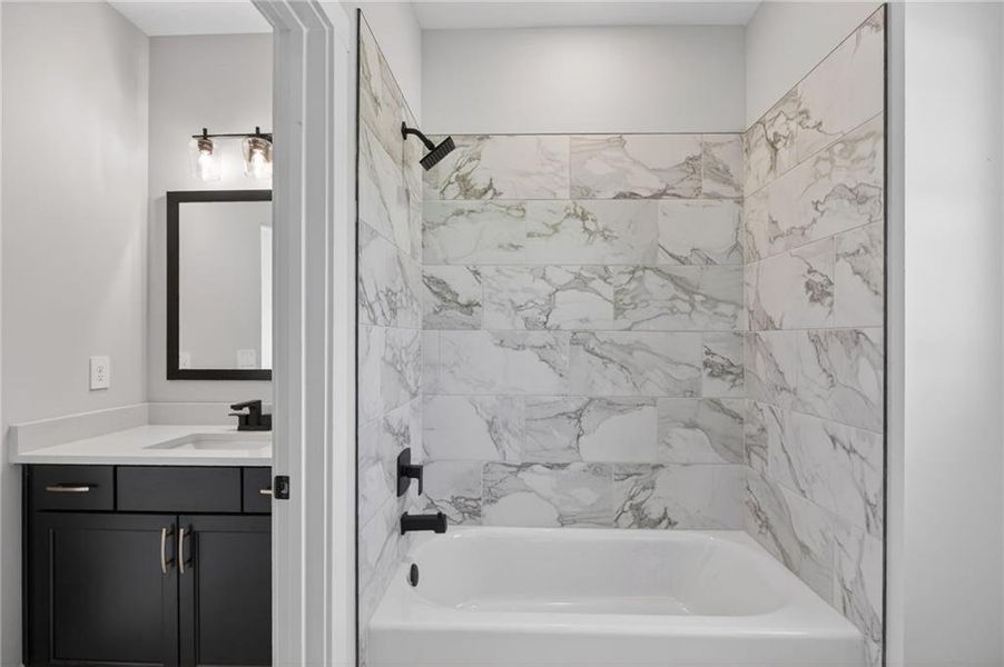 Furnished interior view inside a new home in The Meadows at Lake Circle, Buchanan (Image 31).