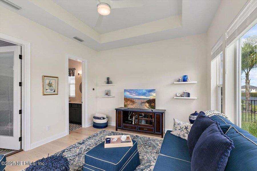 Furnished interior view inside a new home in Marshes of Madeira, St. Augustine (Image 24). Furnished interior view inside a new home in Marshes of Madeira, St. Augustine (Image 24).