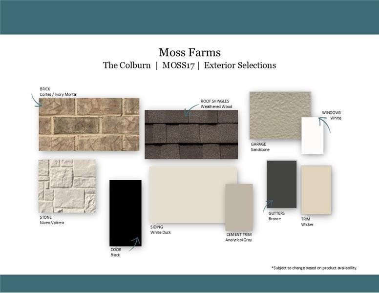 Sample of building materials used in homes in Moss Farm, White House (Image 46).