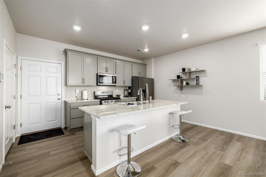 Furnished interior view inside a new home in , Aurora (Image 8). Furnished interior view inside a new home in , Aurora (Image 8).