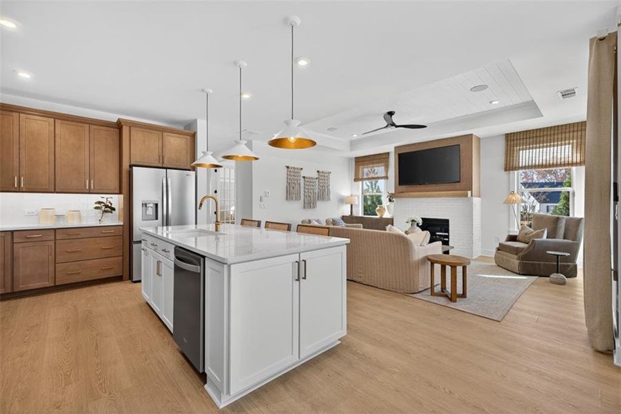 Furnished interior view inside a new home in Del Webb Chateau Elan, Hoschton (Image 14).