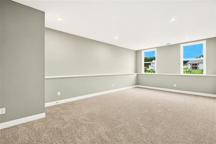 Spacious, unfurnished interior of a new home in Hidden Fields, Hoschton (Image 16). Spacious, unfurnished interior of a new home in Hidden Fields, Hoschton (Image 16).