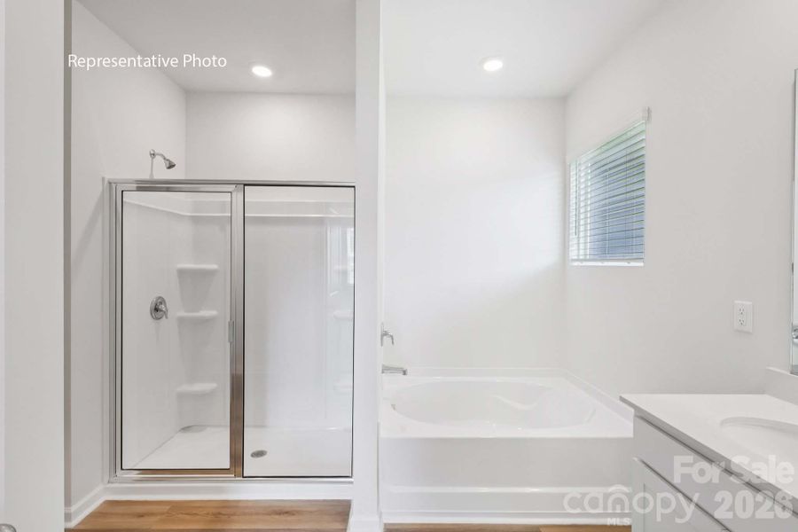 Furnished interior view inside a new home in Secrest Commons, Monroe (Image 11).