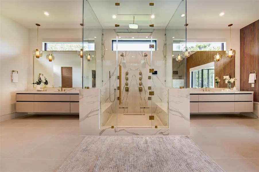 Furnished interior view inside a new home in , Houston (Image 9).