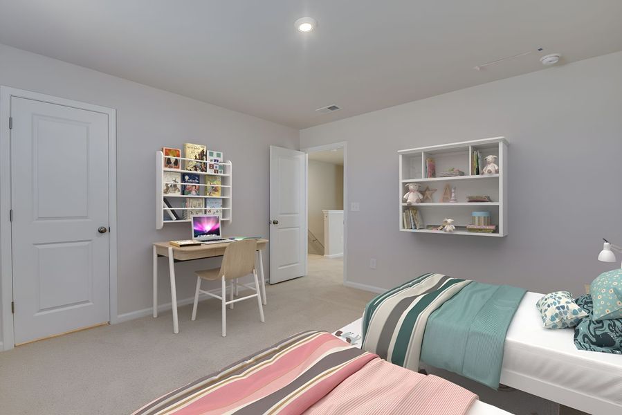 Furnished interior view inside a new home in Essence at Victorywoods Village, Columbia (Image 8).