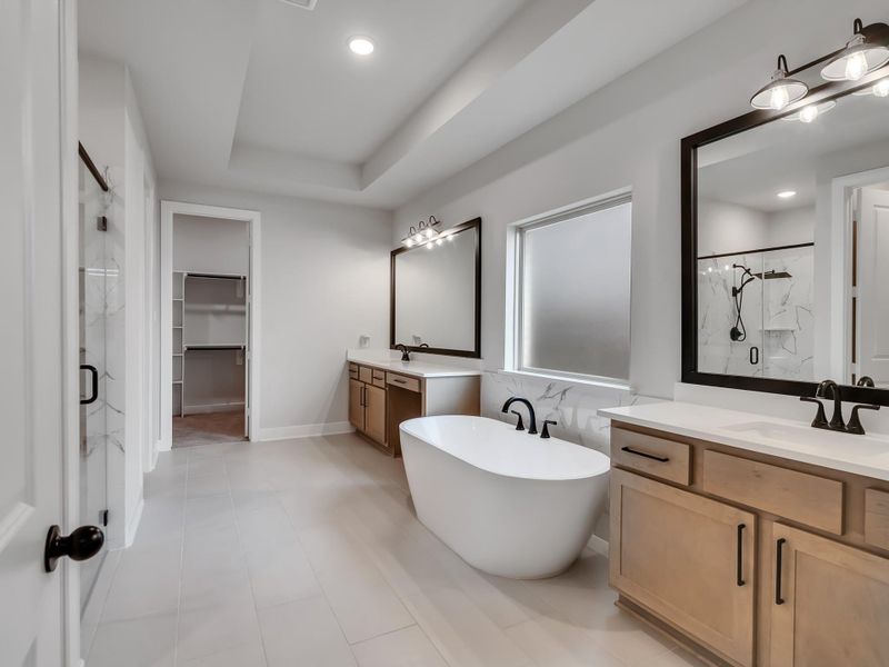Furnished interior view inside a new home in Meridiana, Manvel (Image 11).