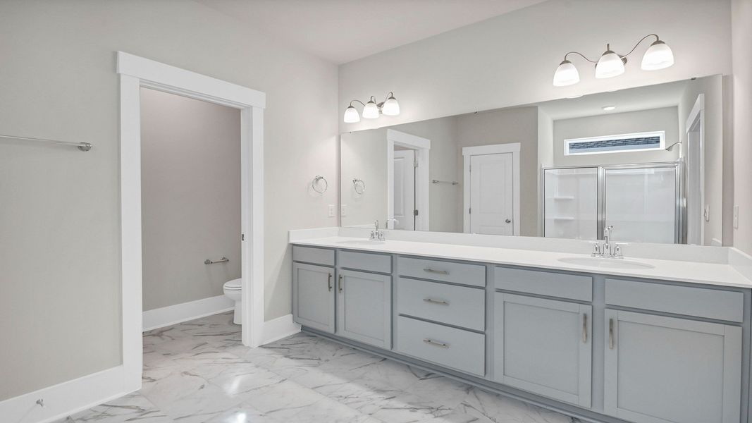 Furnished interior view inside a new home in Livingston Woods, Irmo (Image 17).