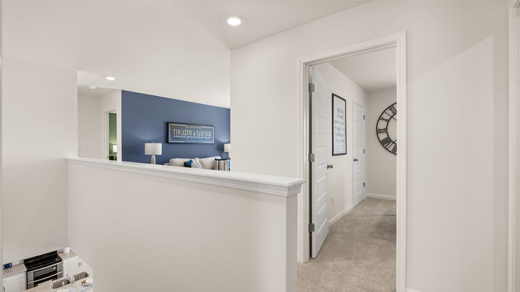Representative furnished interior of a home built from the HAYDEN Express by D.R. Horton in WillowBrook, Winder (Image 50).