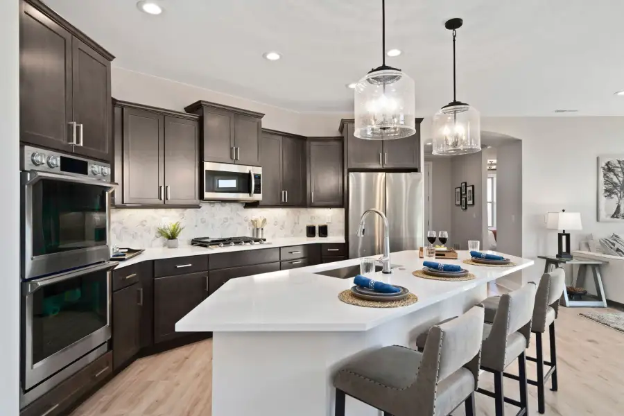 Furnished interior view inside a new home in The Courtyards at Lupton Village, Fort Lupton (Image 7).