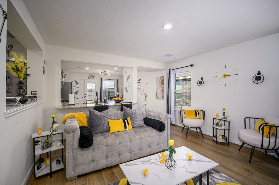 Living room from the Kitchen