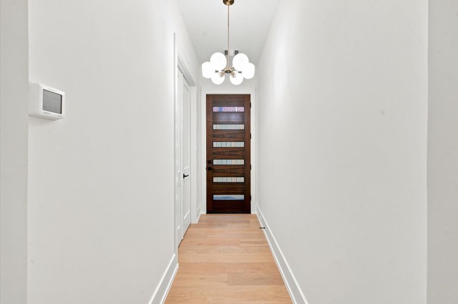 Front entry.