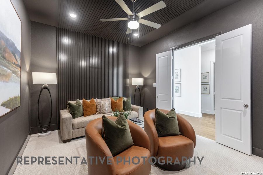 Furnished interior view inside a new home in The Ranches at Creekside, Boerne (Image 32). Furnished interior view inside a new home in The Ranches at Creekside, Boerne (Image 32).