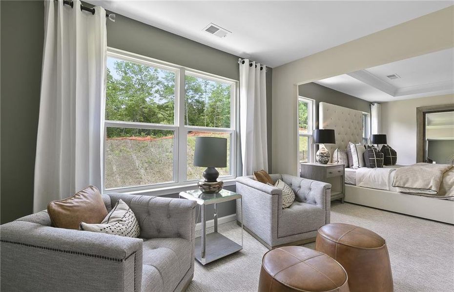 Furnished interior view inside a new home in Oakwood, Cumming (Image 23).