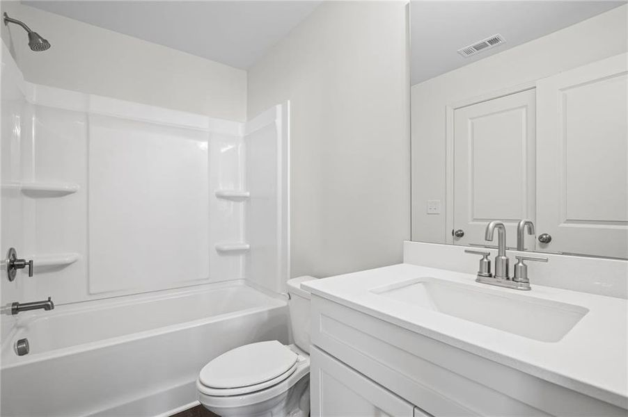 Furnished interior view inside a new home in The Village at River Green, Canton (Image 10).