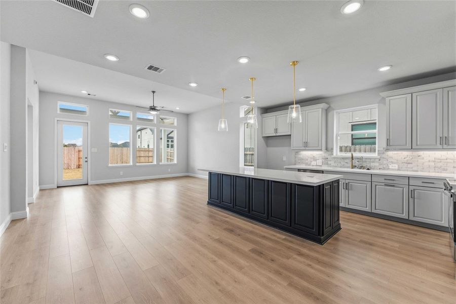 Furnished interior view inside a new home in Elyson, Katy (Image 8). Furnished interior view inside a new home in Elyson, Katy (Image 8).