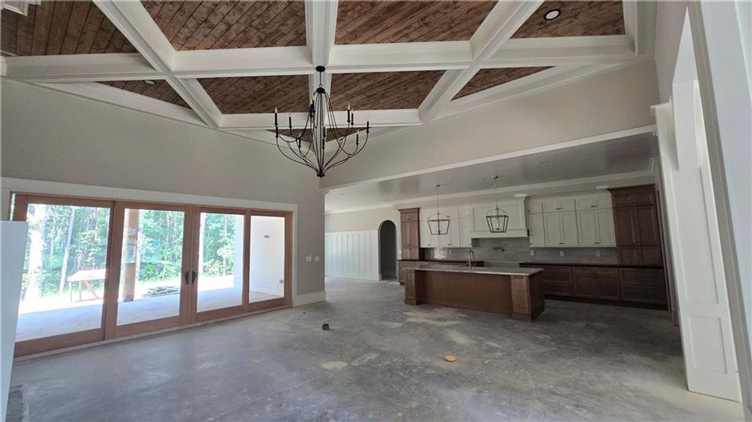 In-progress construction of a new home in , Acworth, GA (Image 17).