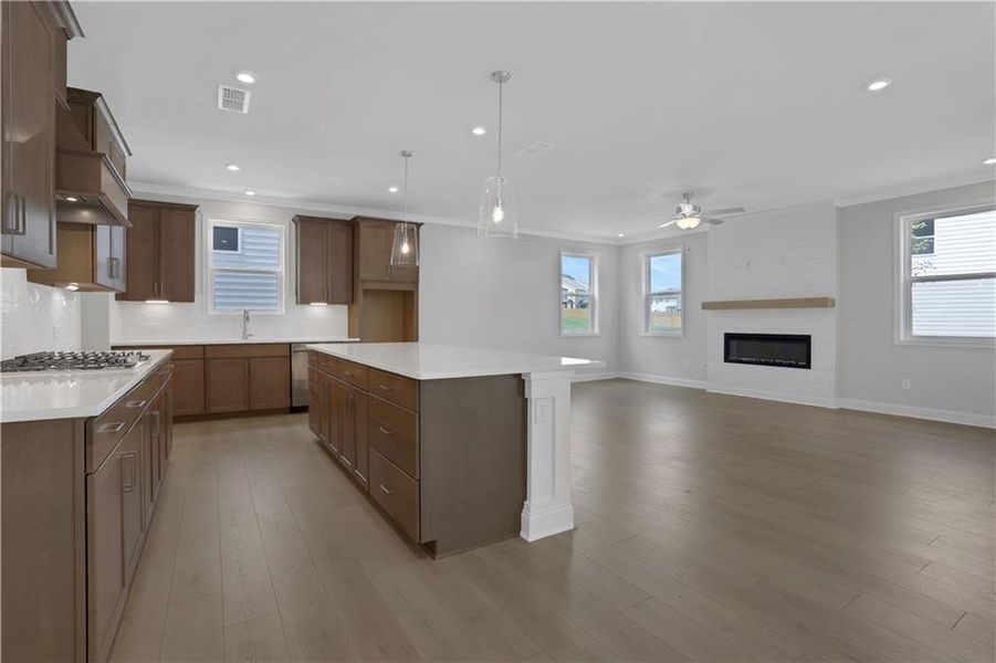 Furnished interior view inside a new home in The Paddocks at Doc Hughes, Buford (Image 9).