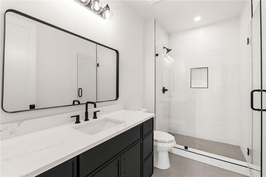 Furnished interior view inside a new home in , Atlanta (Image 10). Furnished interior view inside a new home in , Atlanta (Image 10).