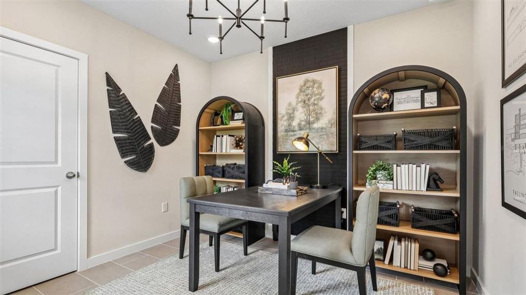 Furnished interior view inside a new home in Liberty Trace, Haines City (Image 21).